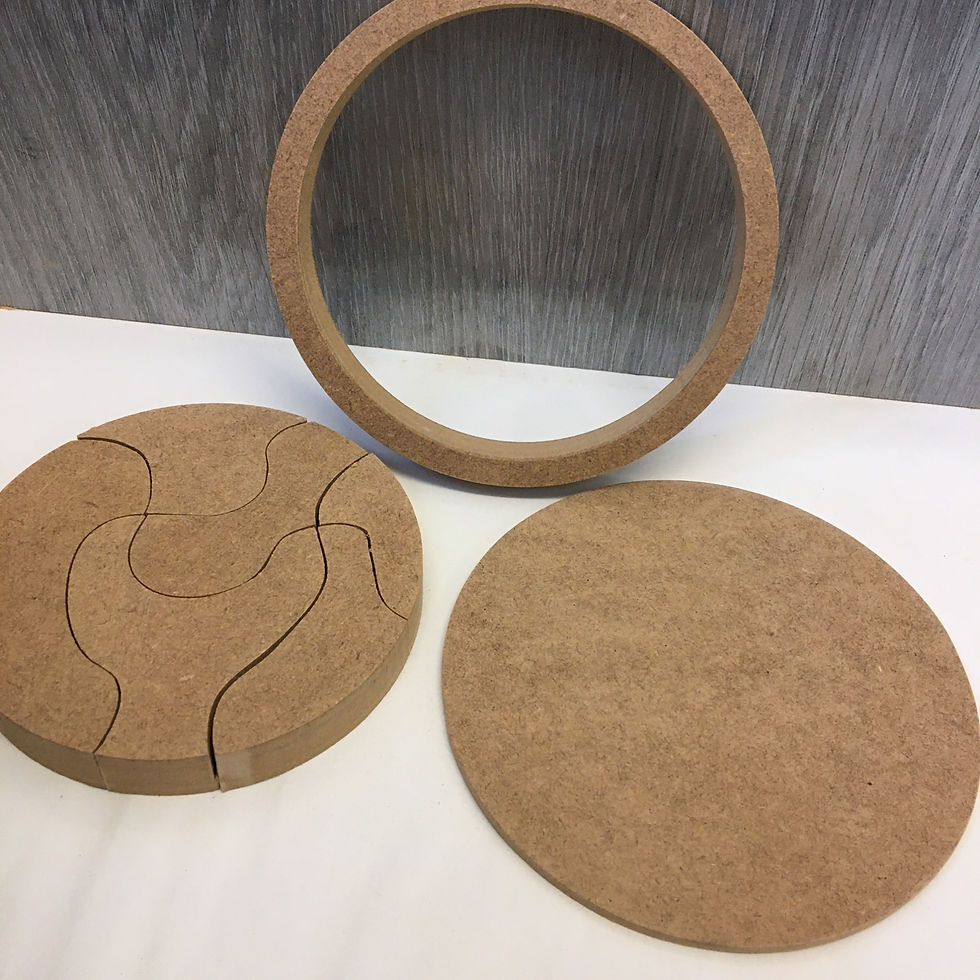 Thumbnail: 15cm 6 Piece Puzzle Circle