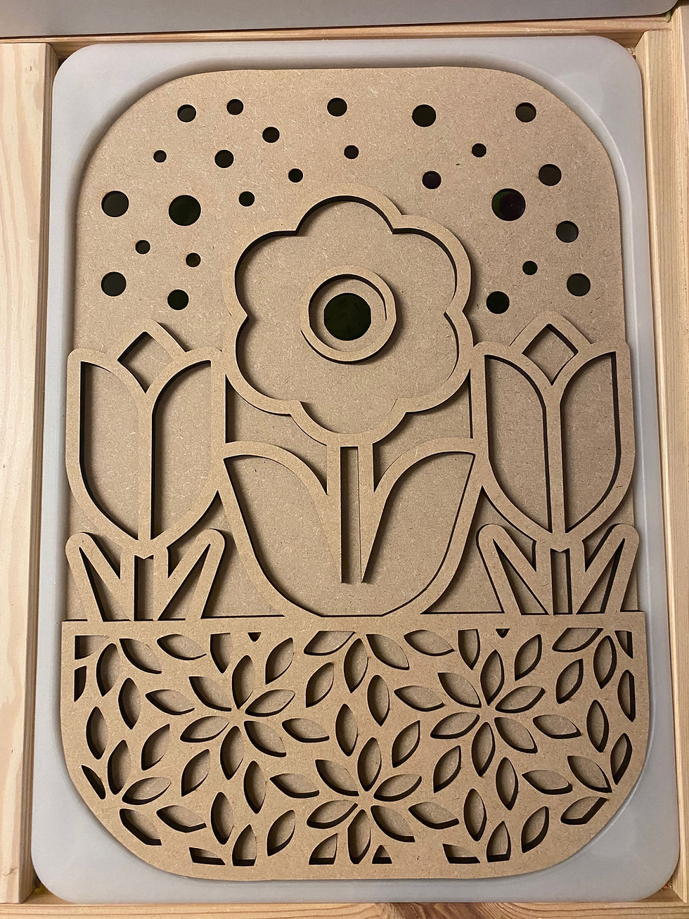 Thumbnail: Spring flower fillable activity lid