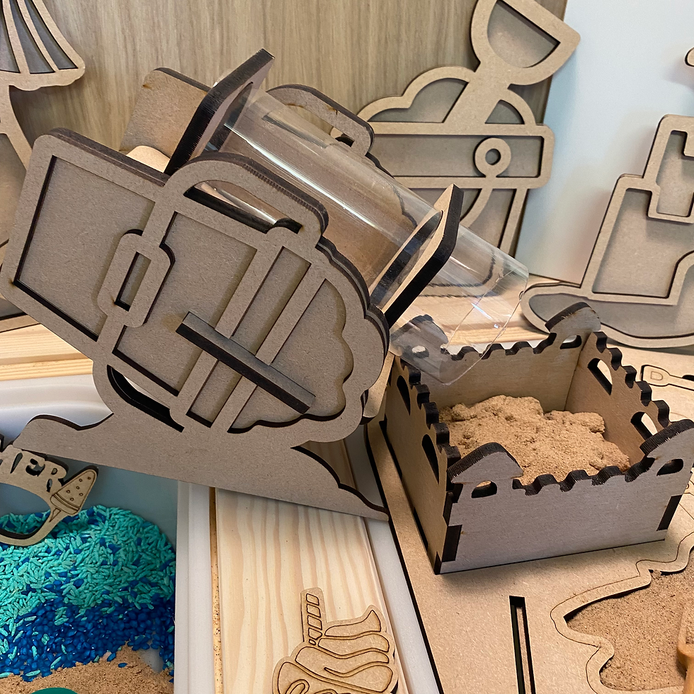 Thumbnail: Summer - Beach - Seaside Activity lid set