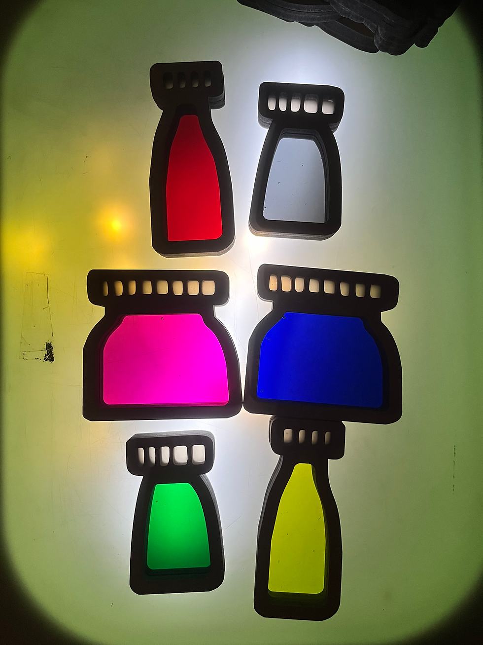 Thumbnail: Chunky Sensory Blocks - Colour Monsters and jars