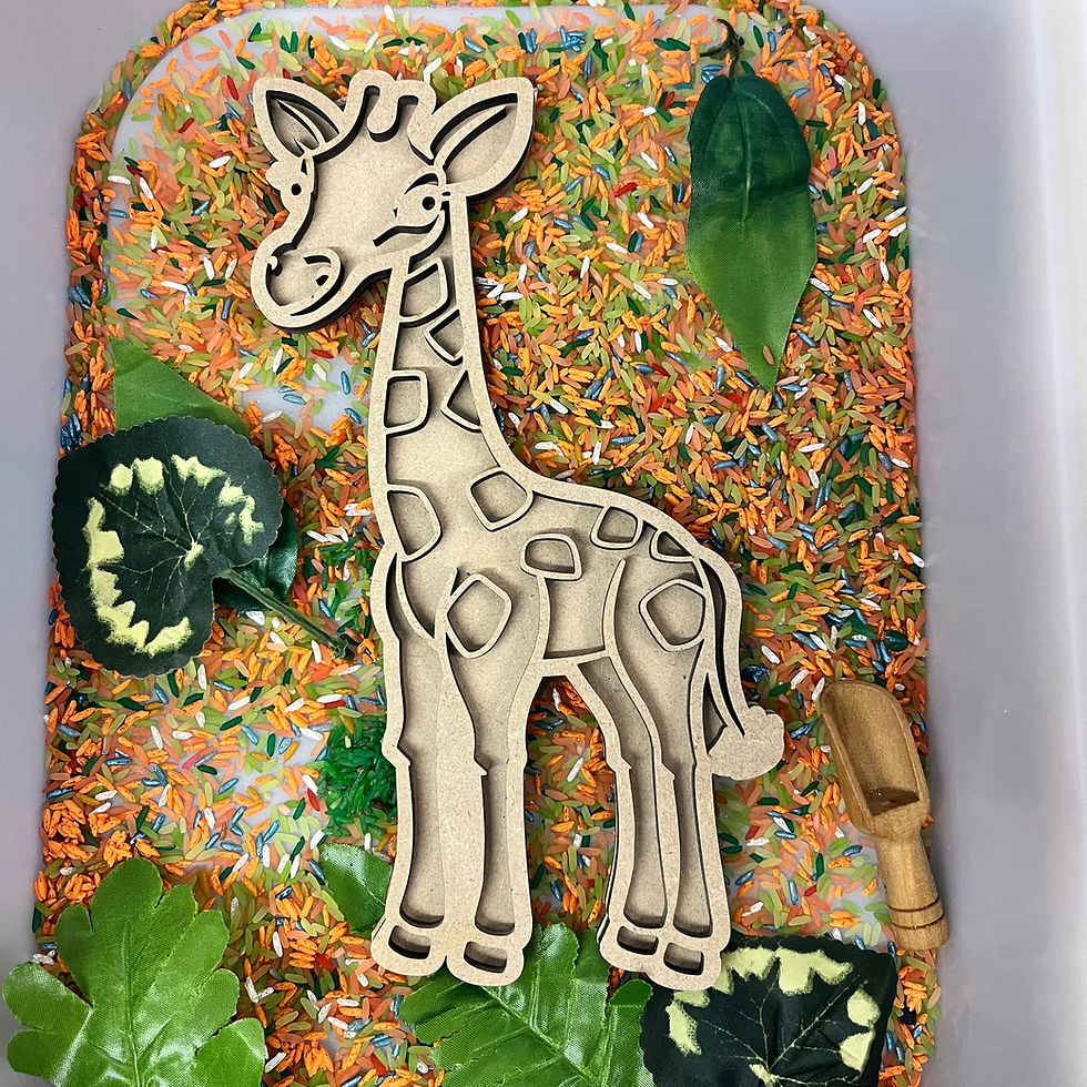 Thumbnail: GIRAFFE sensory tray and activity lid collection