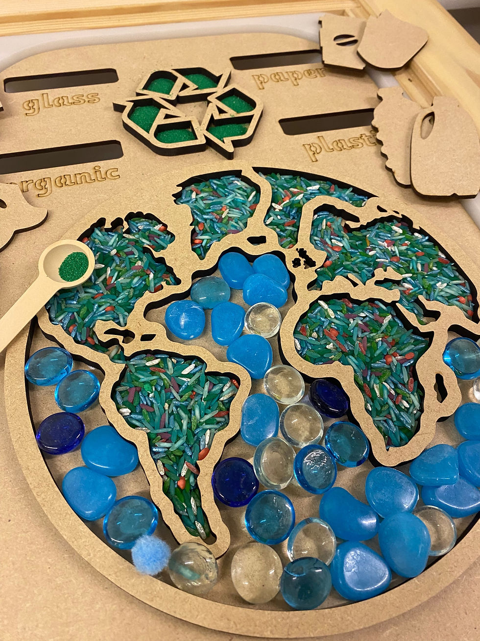 Thumbnail: Earth day - Recycling Fillable - posting lid