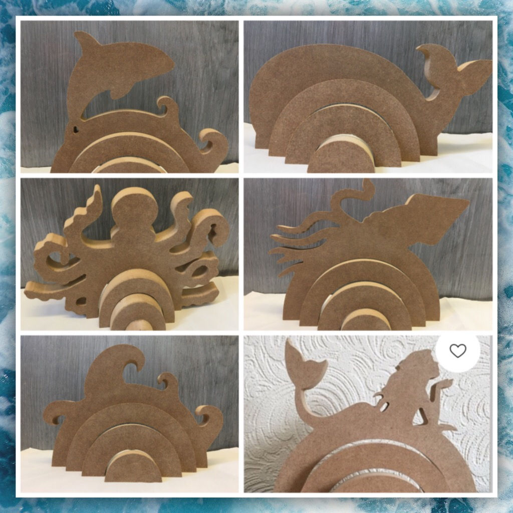 Under the Sea Stackers - Octopus, Whale and more