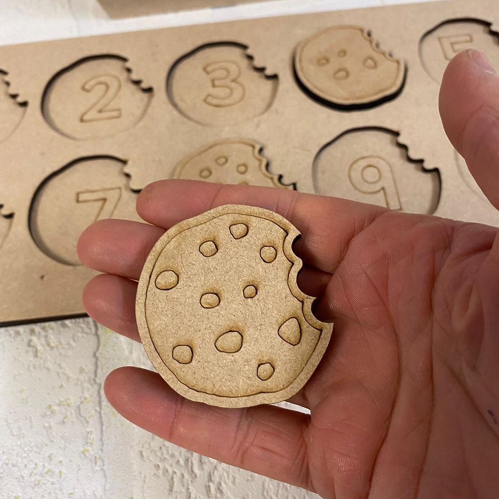 Thumbnail: Gingerbread and Cookie 10 frame and Cookie Jar