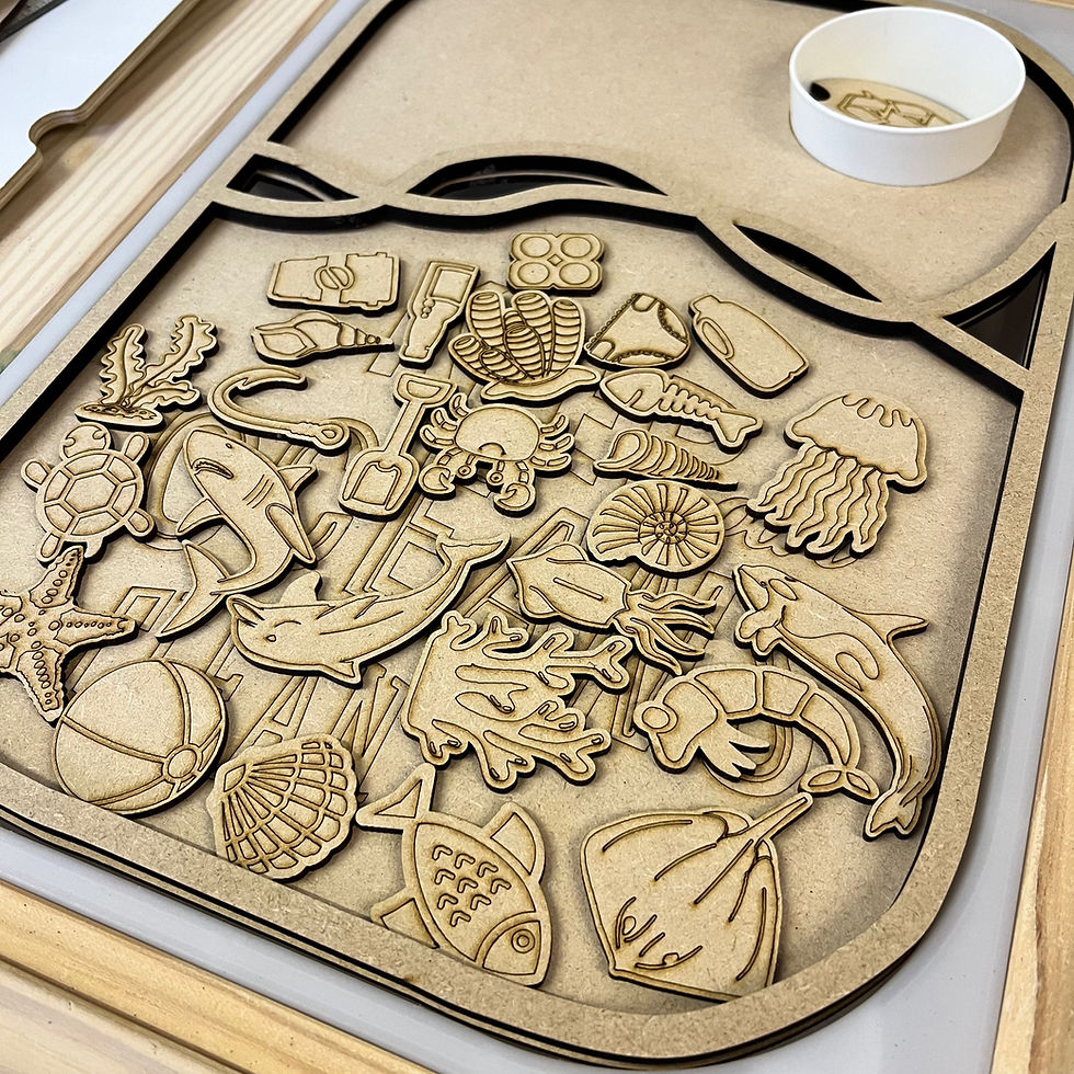 Thumbnail: Keep our oceans clean sorting activity lid