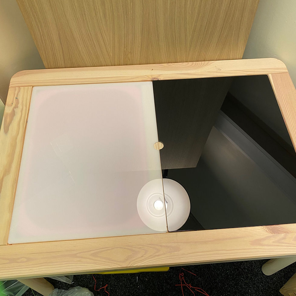 Thumbnail: ACRYLIC Chalk and Drywipe Flisat lightbox SPARE Lid tops