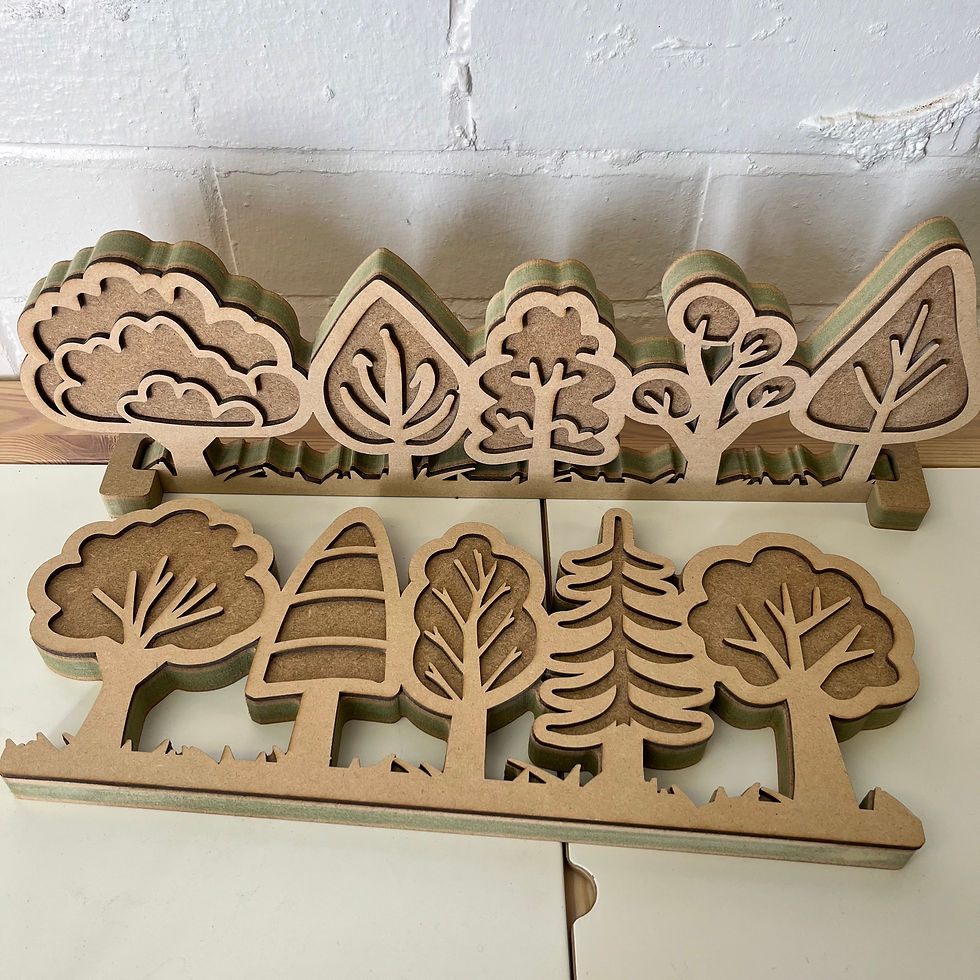 Thumbnail: Trees/Forest Flisat / Tuff Tray Backdrop set