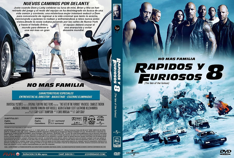 RAPIDOS Y FURIOSOS 8 | mrvdvd