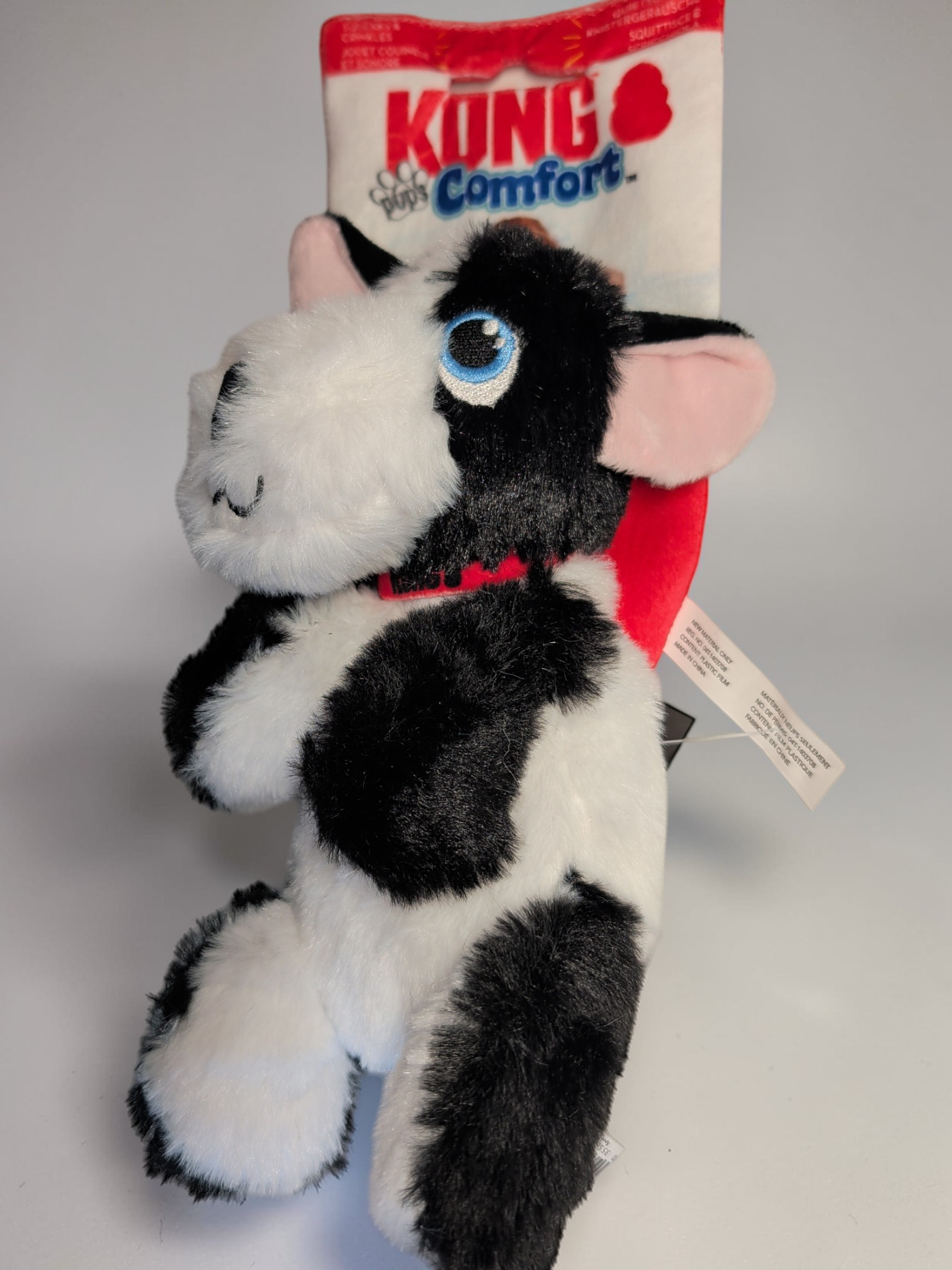 KONG Comfort Crinkle & Squeak Dog Toy – Plush 2-in-1 Interactive Toy small dogs