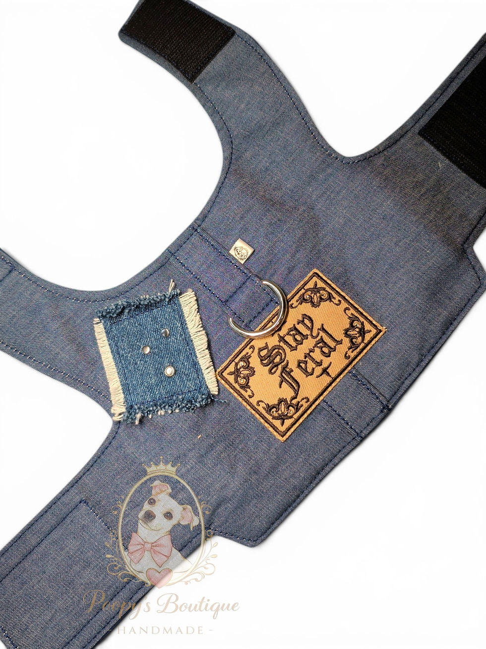 Thumbnail: Stay Feral Handmade Dog Harness S/M/L