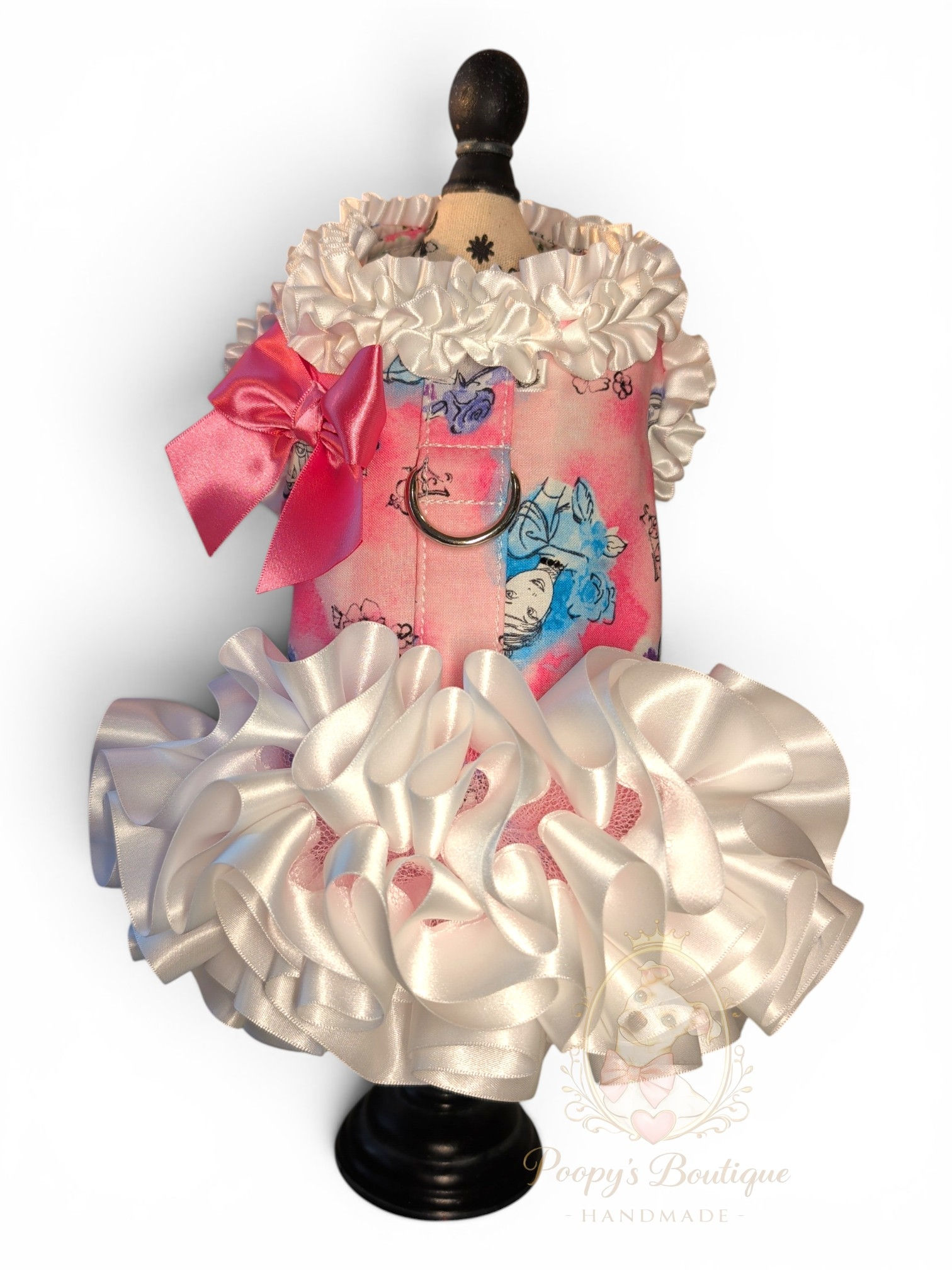 Princess Dreams Handmade Luxury Dog Dress S/M/L