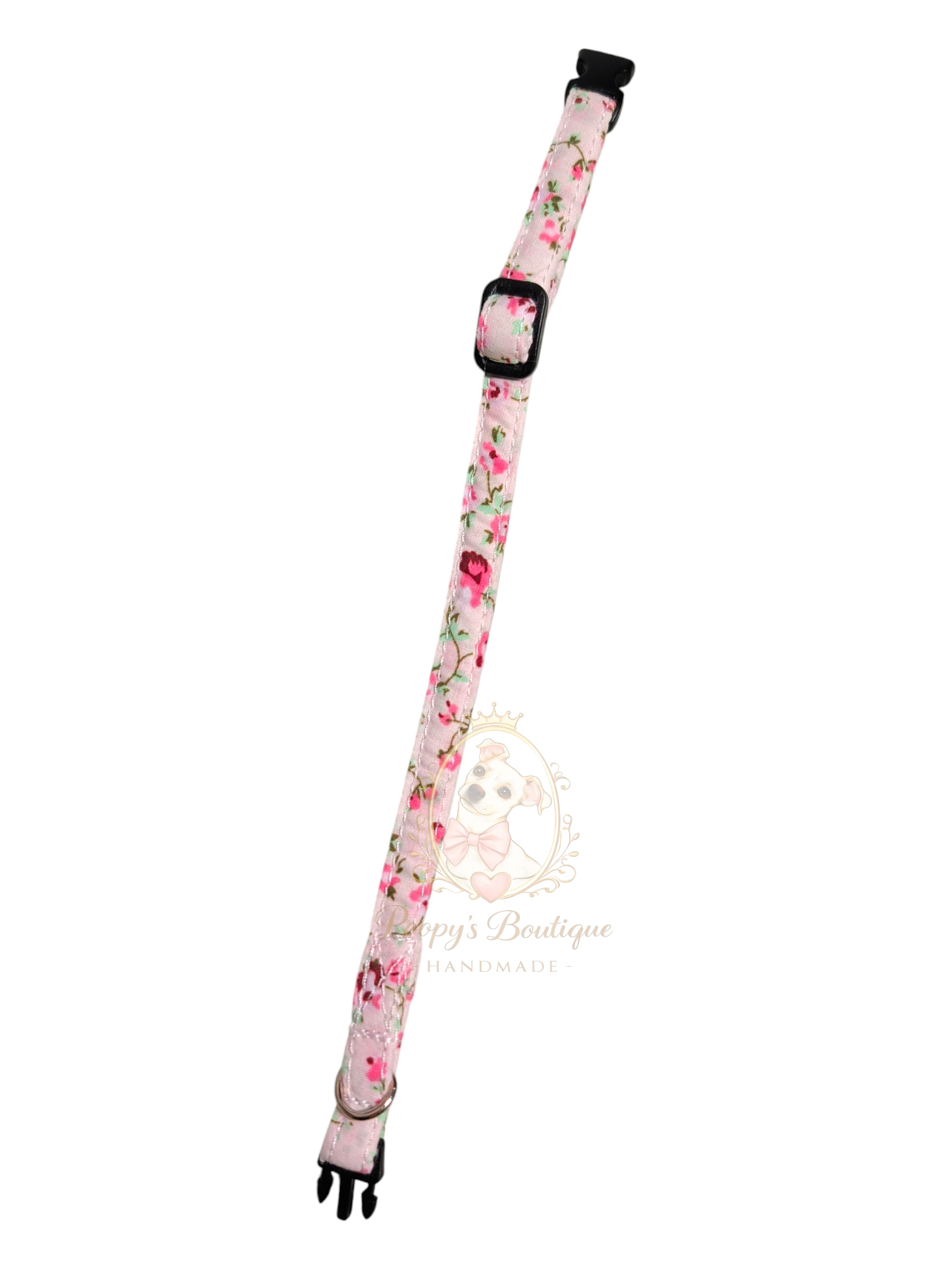 Evie Handmade Dog Collar 🌸
7.5-11" neck