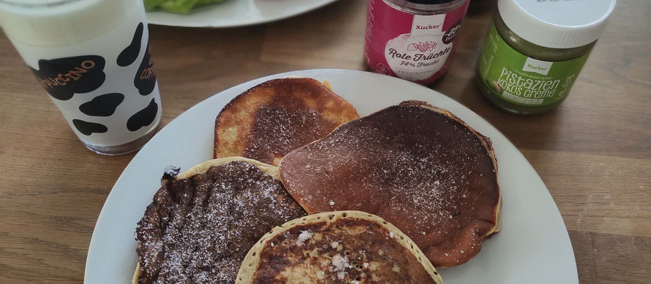                Bananen Protein Pancakes