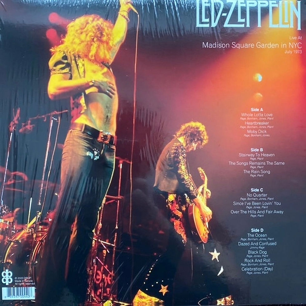 Miniatura: Vinilos De Led Zeppelin – Live At Madison Square Garden In NYC