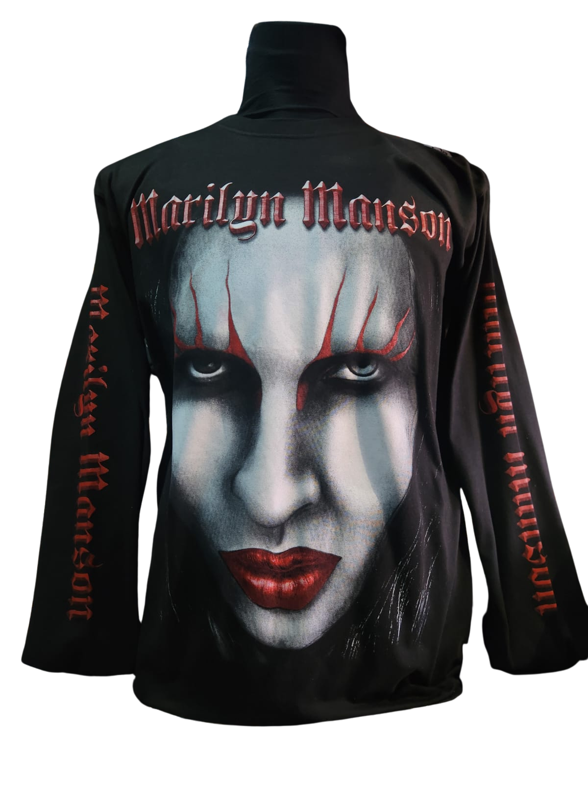 Polera Manga Larga De Marilyn Manson