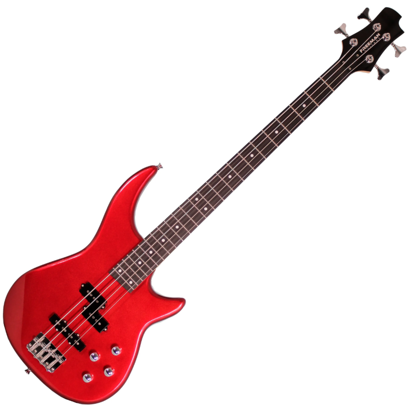 Miniatura: Bajo eléctrico Freeman E84 WINE-RED/BLACK