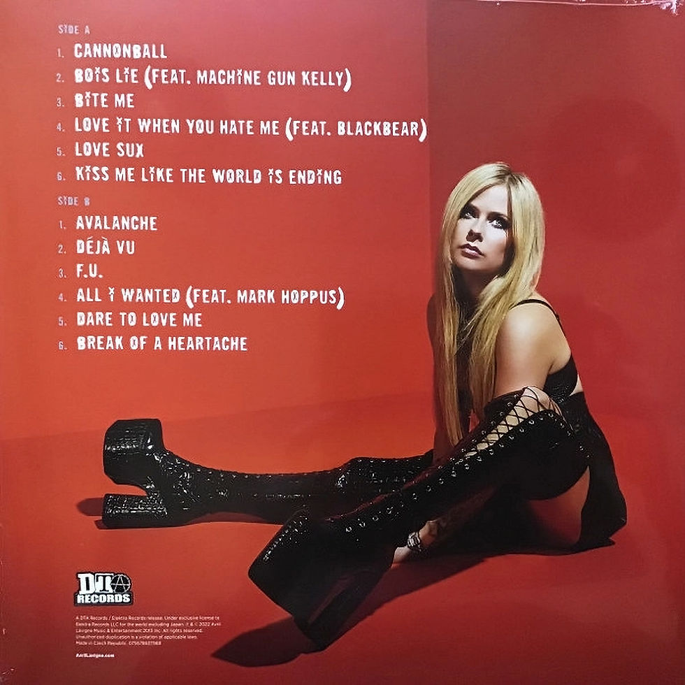 Miniatura: Vinilo De Avril Lavigne – Love Sux