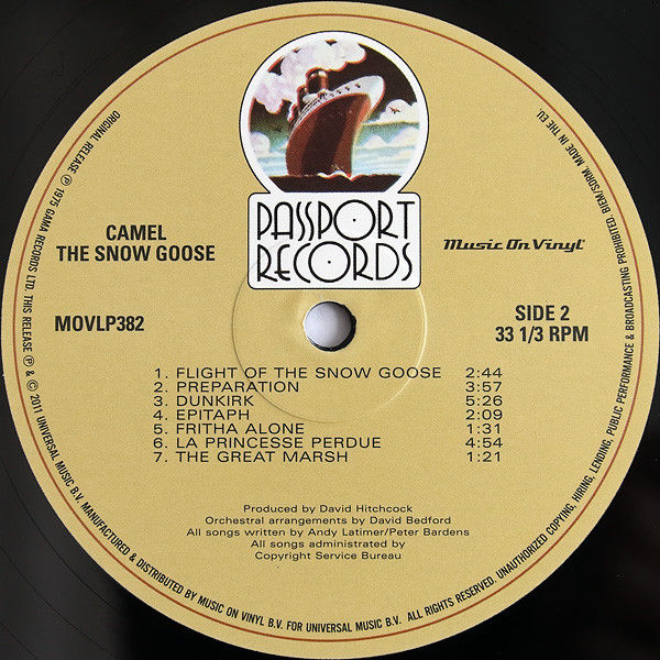Miniatura: Vinilo De Camel – The Snow Goose