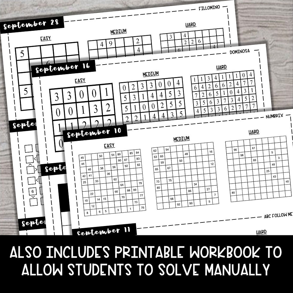 Thumbnail: Daily Brainteaser of the Day – September Bell Ringer Activity