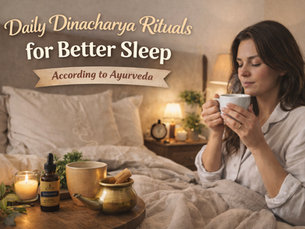 Daily Dinacharya Rituals for Better Sleep