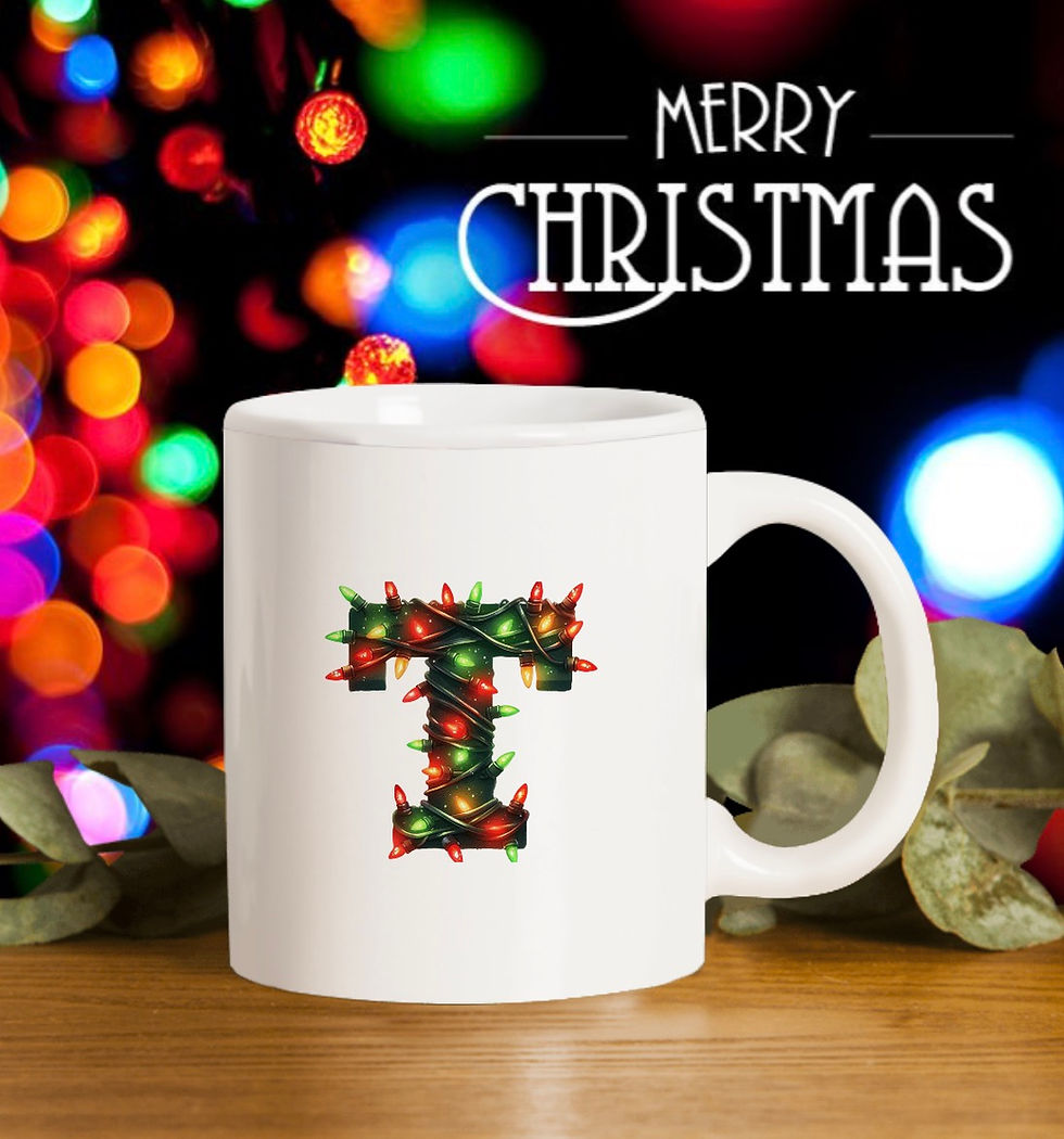 Thumbnail: Christmas Alphabet Mug (P-Z)