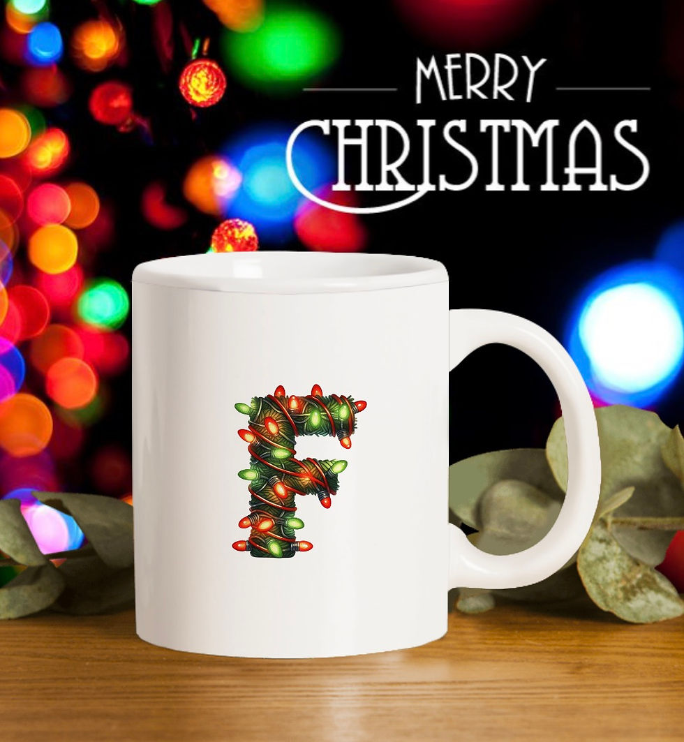 Thumbnail: Christmas Alphabet Mug (A-O)