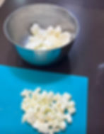 Chopped Nabulsi cheese