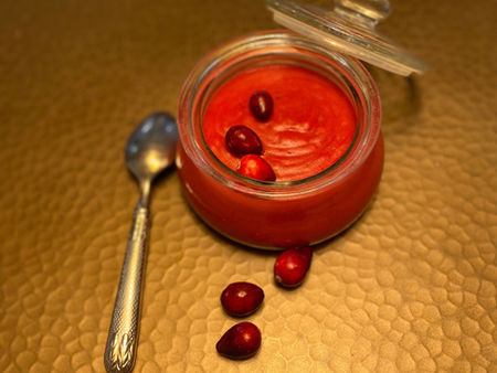 Cranberry Curd.