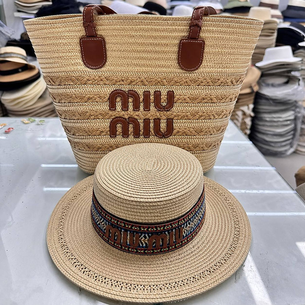 Miniatura: Miu Miu Sombrero de bolsa