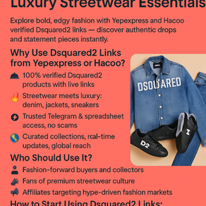 Dsquared2 Yepexpress: Ellenőrzött linkek luxus utcai ruházati cikkekhez