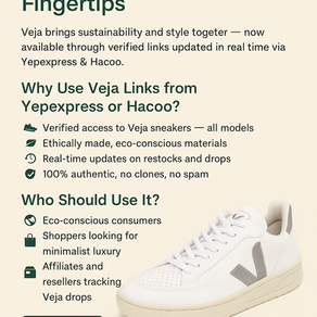 Veja: link verificati per scarpe ecologiche sempre a portata di mano