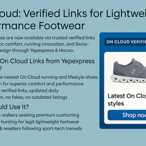 Nel cloud: link verificati per scarpe leggere e ad alte prestazioni