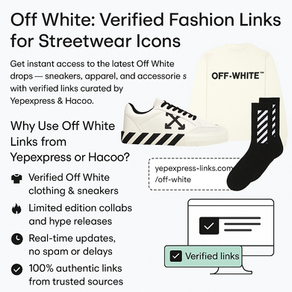 Off-White: link di moda verificati per le icone della strada