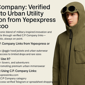 C.P. Company Yepexpress: Ellenőrzött linkek az Urban Utility Fashion by Yepexpress és a Hacoo oldalára