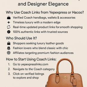 Coach Yepexpress: Ellenőrzött linkek az időtlen luxushoz és a dizájner eleganciához