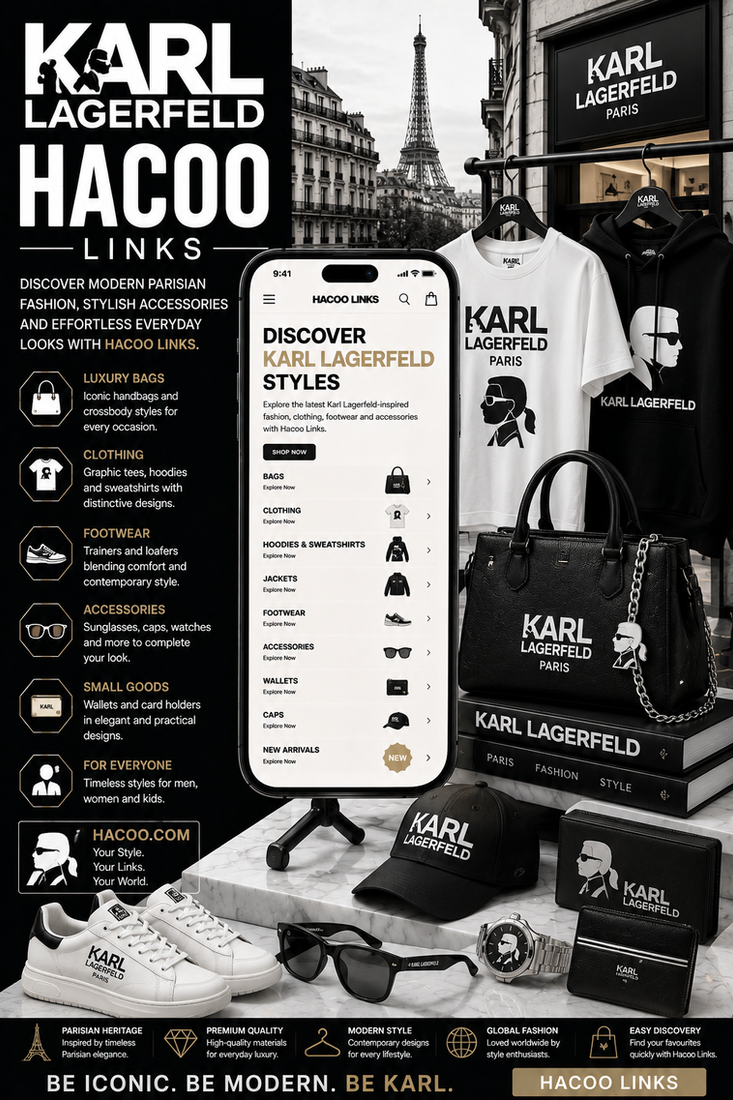 Karl Lagerfeld Hacoo: Entdecke modernen Pariser Stil mit Hacoo Links