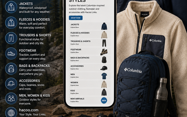 Columbia Hacoo: Discover Outdoor Style with Hacoo Links