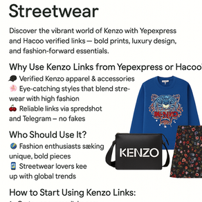 Kenzo Yepexpress: Ellenőrzött linkek párizsi városi divatikonokhoz