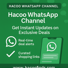 Hacoo WhatsApp-Kanal: Verifizierte Links für Mode, Beauty & mehr
