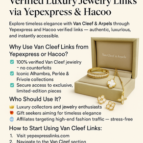 Van Cleef & Arpels Yepexpress: Verifizierte Links zu Luxusschmuck über Yepexpress und Hacoo