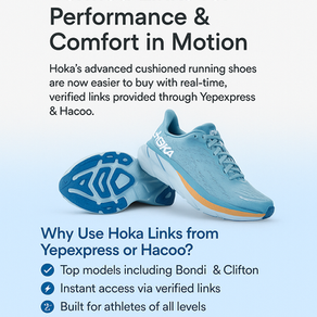 Hoka: Link verificati per prestazioni e comfort durante gli spostamenti