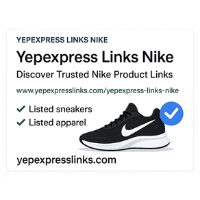 Links do Nike Yepexpress: Descubra links confiáveis para produtos Nike