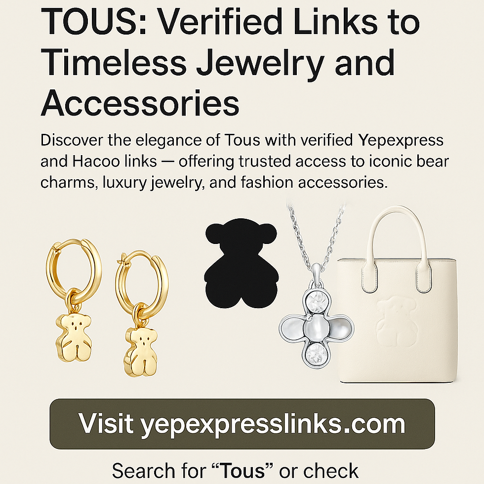 Tous nos bijoux et accessoires de luxe sont proposés via des liens Yepexpress vérifiés.