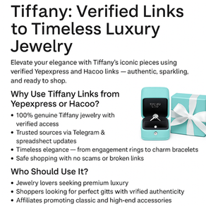 Tiffany Yepexpress: Verifizierte Links zu zeitlosem Luxusschmuck