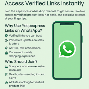 Yepexpress WhatsApp-Kanal: Verifizierte Shopping-Links und Angebote in Echtzeit