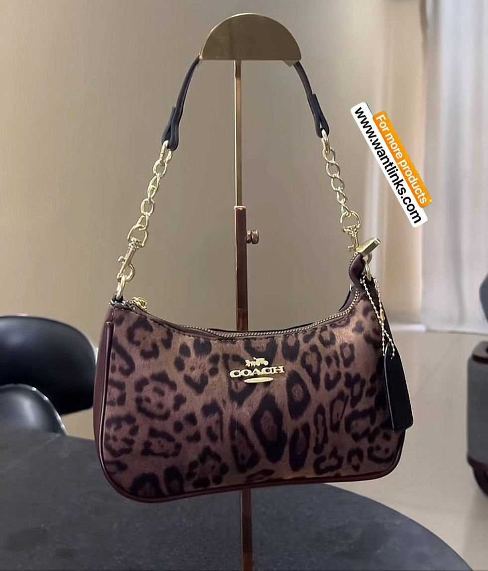 Miniatura: Bolso Coach Con Estampado de Leopardo 🐆