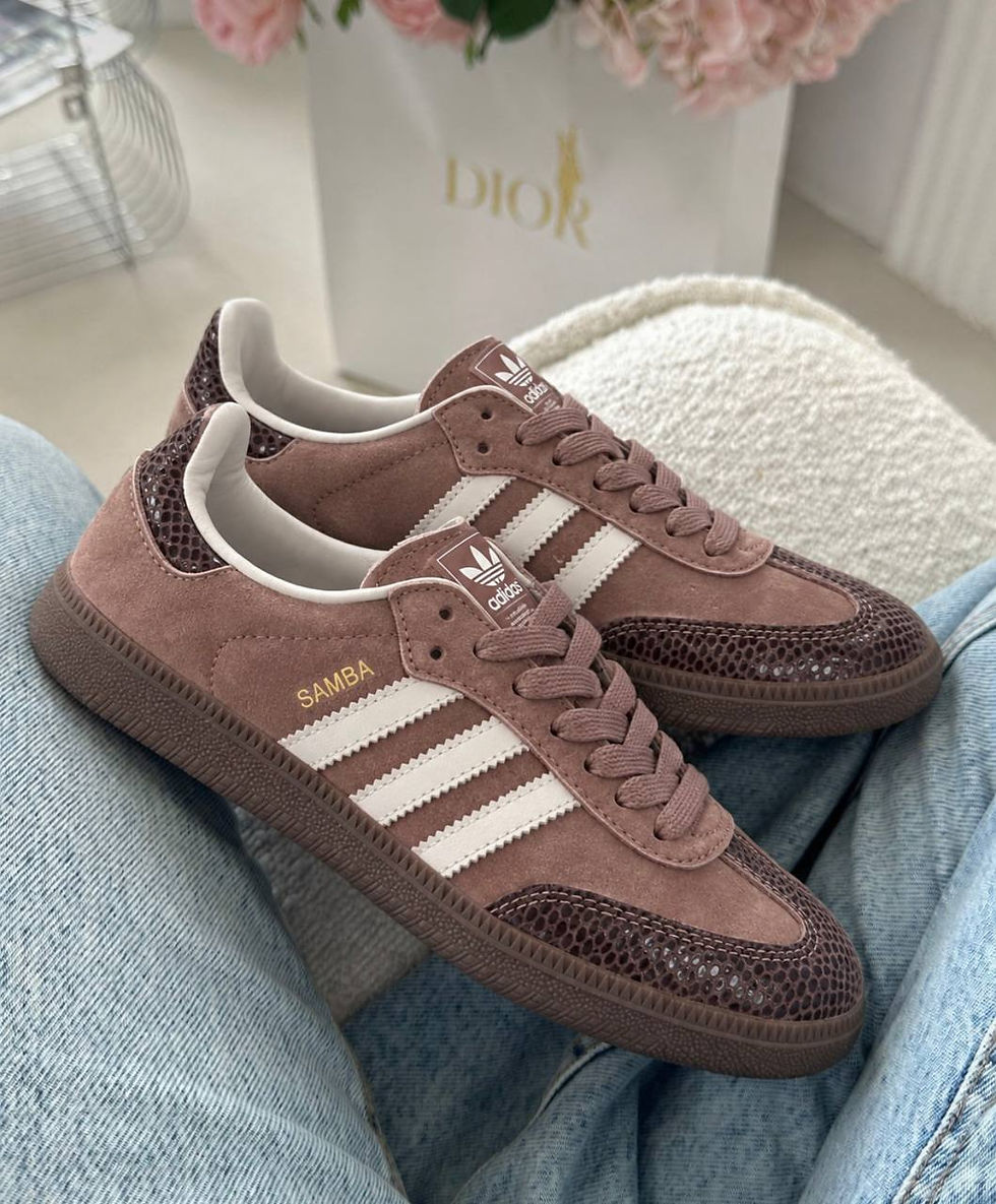Miniaturbild: Adidas Samba Trainers 🐍🤎