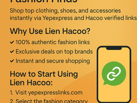 Hacoo Link: Link premium para itens de moda exclusivos