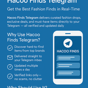 Hacoo Telegram Hits: As Melhores Compras de Moda em Tempo Real