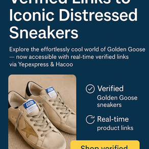 Golden Goose Yepexpress y Hacoo: enlaces verificados a zapatillas icónicas desgastadas